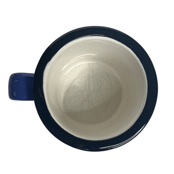 Coffee Hot Chocolate Mug Blue Snow Day Graphic Winter - Picture 3 of 4